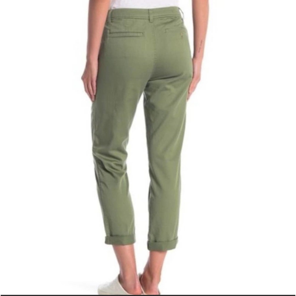 J. Crew Olive Green Straight-Leg Pants - Picture 3 of 12